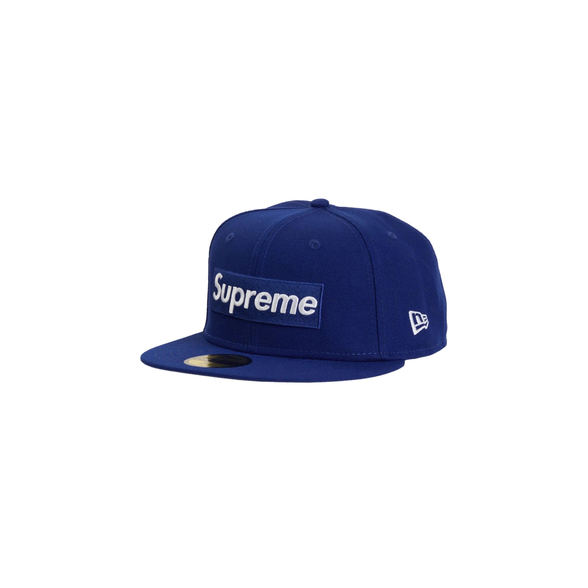 Casquette Los Angeles Box Logo NEra Fitted coloris bleu royal - JIRISU