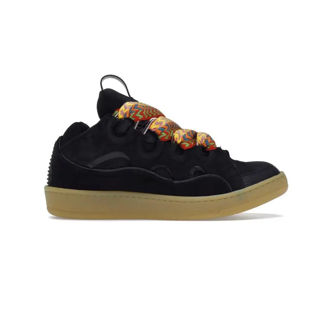 Sneakers Curb en cuir noir - JIRISU