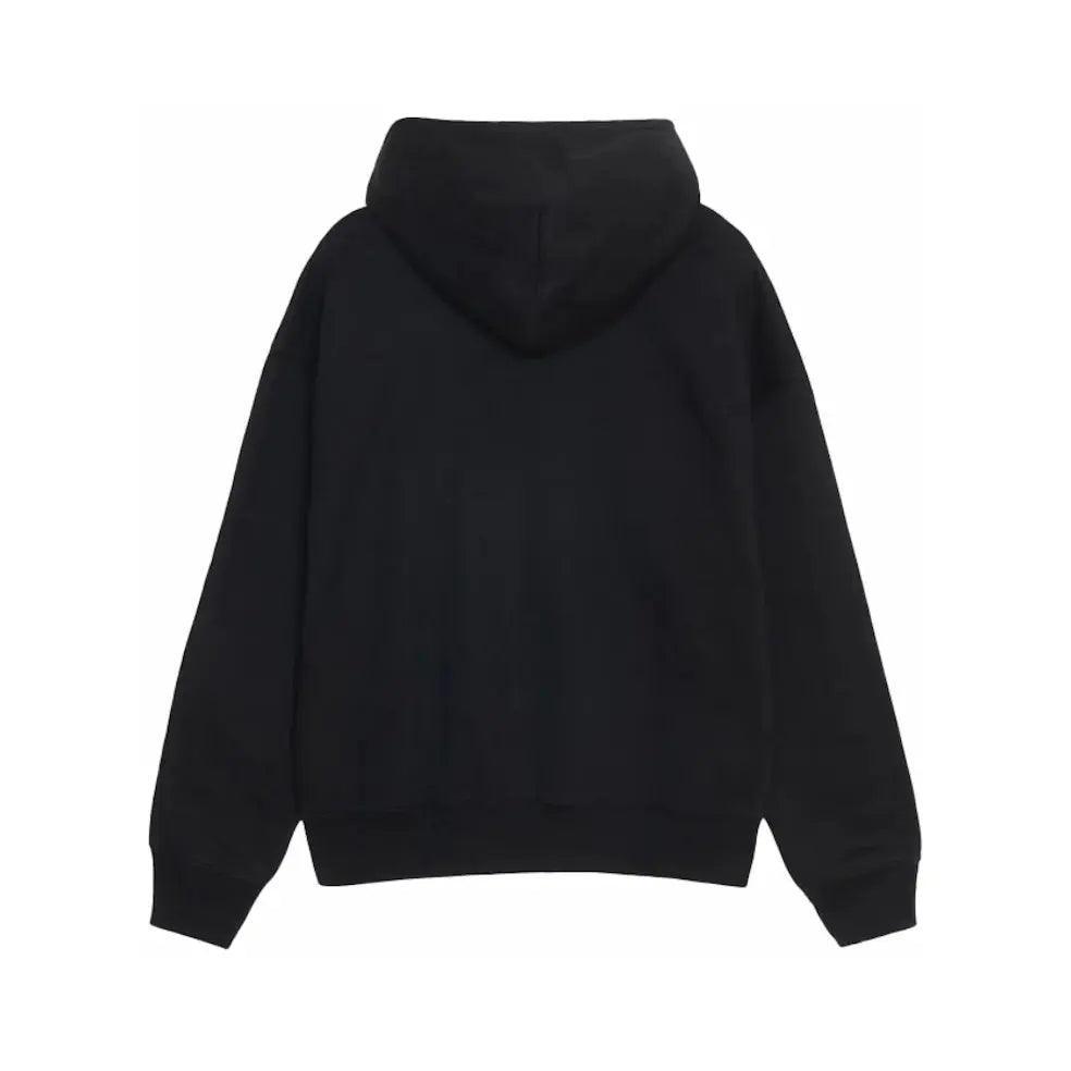 Sweat à capuche zippé Washed Fleece Hoodie noir (S/M) - JIRISU