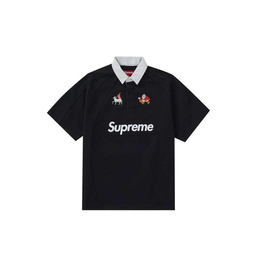 T-shirt S/S Rugby coloris noir - JIRISU