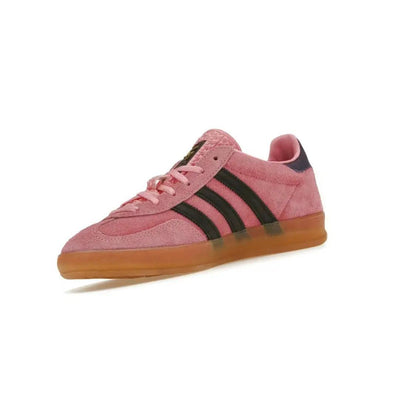 Baskets basses Gazelle Originals Indoor coloris rose violet - JIRISU