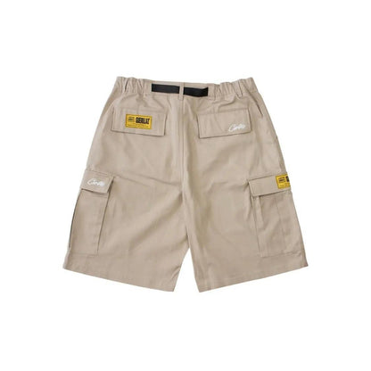 Short Cargo Alcatraz Logo coloris beige - JIRISU