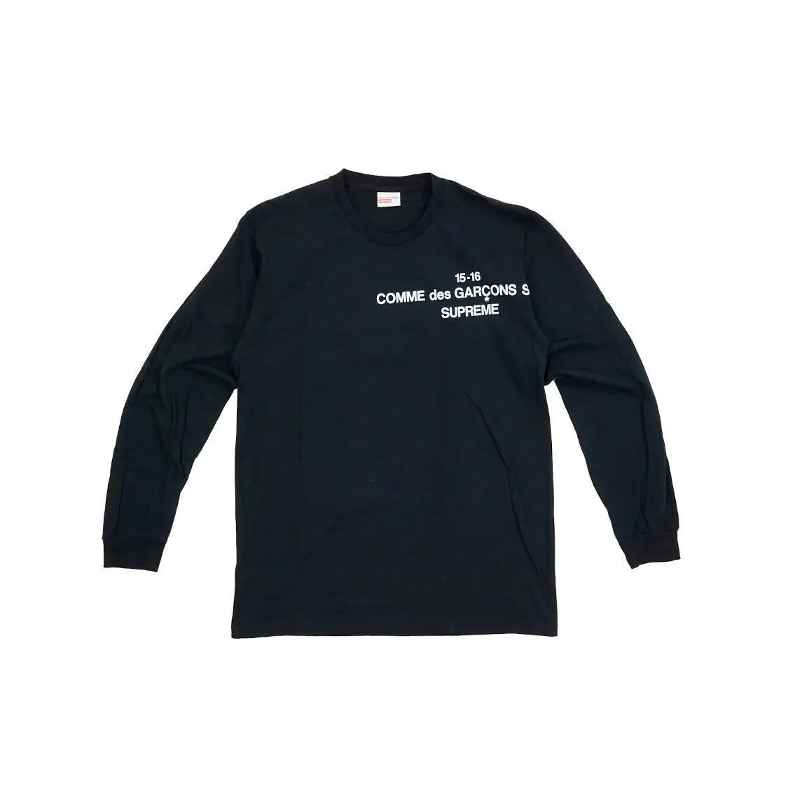 Longsleeve CDG 2015-16 coloris Noir - JIRISU