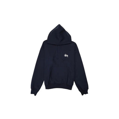 Sweat à Capuche Basic Hoodie coloris bleu marine blanc - JIRISU