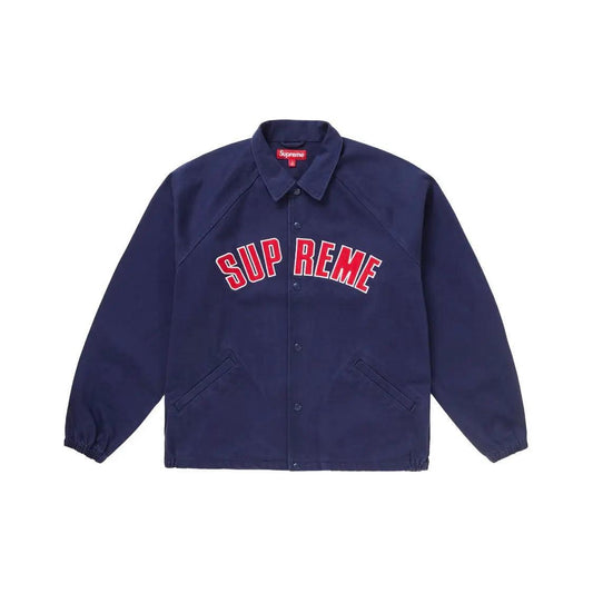 Veste Arc Denim Coaches Jacket coloris bleu navy - JIRISU