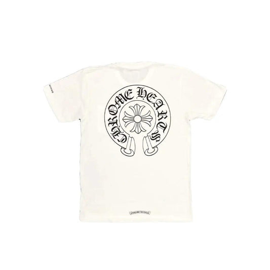 T-shirt Horse Shoe logo pocket blanc - JIRISU