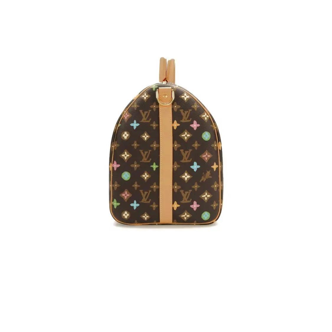 Sac à bandoulière Keepall 50 Monogramme coloris Chocolat par Tyler, the Creator - JIRISU