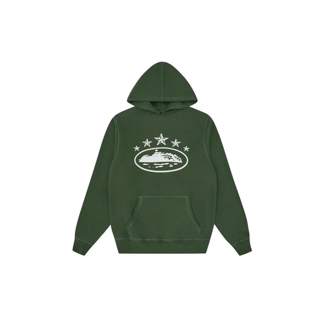 Sweat à Capuche 5 Starz Alcatraz Hoodie coloris vert forêt - JIRISU