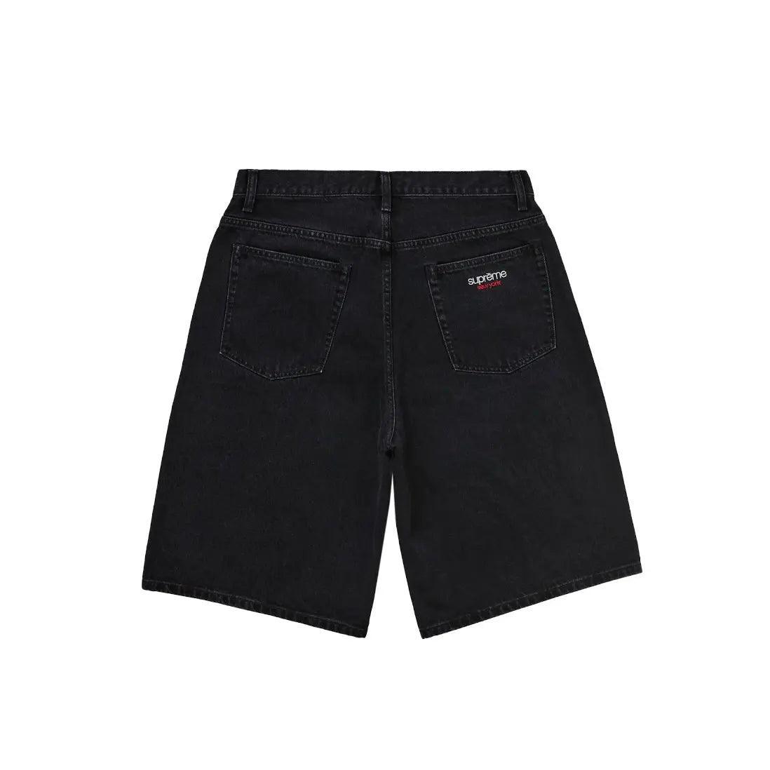 Short en Jean Baggy Denim Short coloris Noir - JIRISU