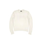 Pull Loose Knit Logo Sweater couleur crème - JIRISU