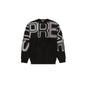 Pull Chenille S Logo coloris Noir - JIRISU