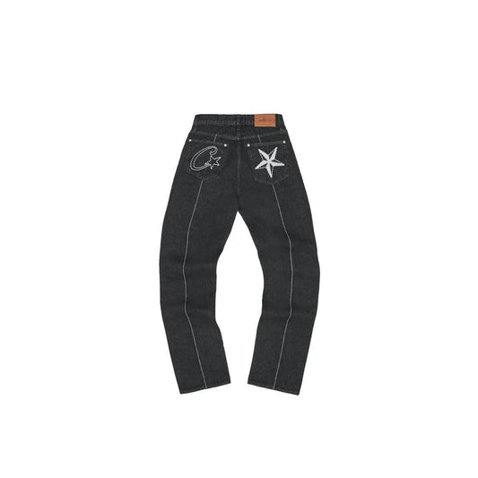 Jean CRTZ C-Star Stitch-Down Denim coloris Noir - JIRISU