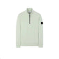 Sweat-shirt demi-zippé en coton 61951 coloris pastel - JIRISU