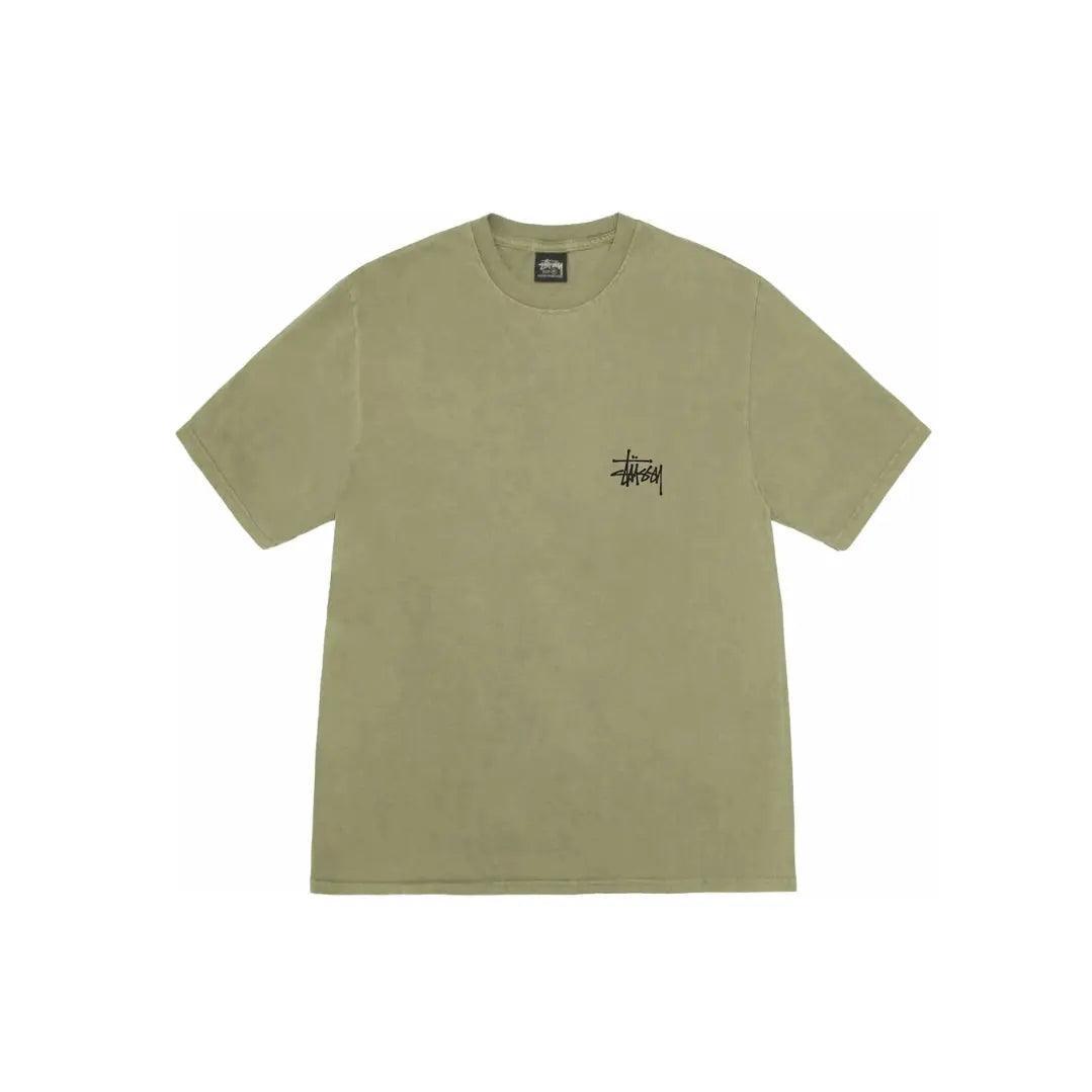 T-shirt Basic Pigment Dyed Tee coloris Olive - JIRISU