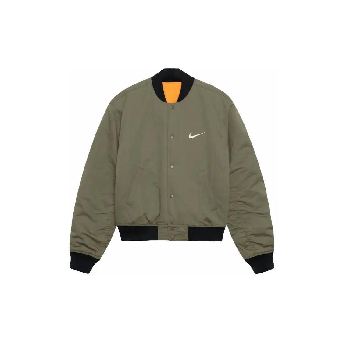 Veste Réversible Varsity Jacket Olive et Jaune - JIRISU