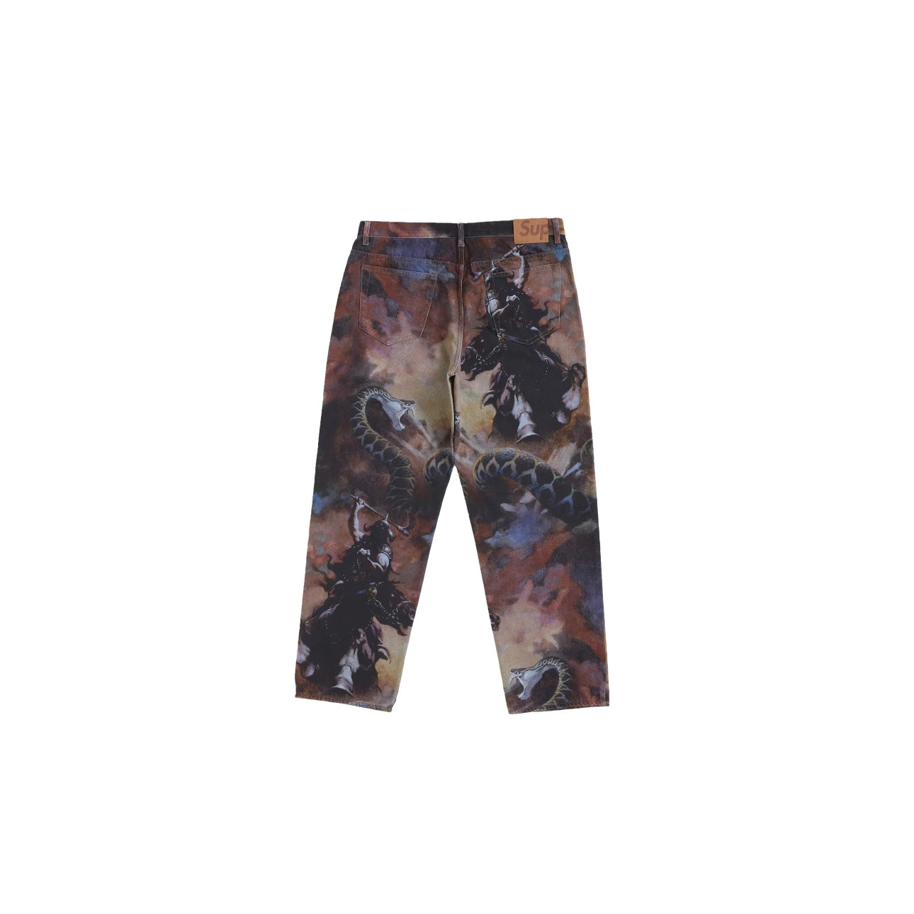 Jean Frazetta Loose Fit Baggy Denim - JIRISU