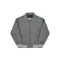 Veste en cuir “Da Skydive” Jacket coloris gris - JIRISU