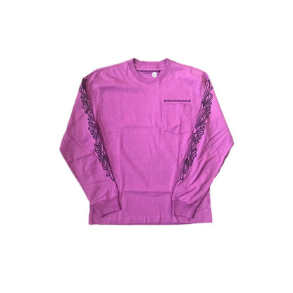 Pull Longsleeve CH Matty Boy Araignée Web L/S coloris violet - JIRISU