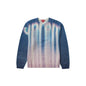 Pull Blurred Logo en coton Bleu - JIRISU