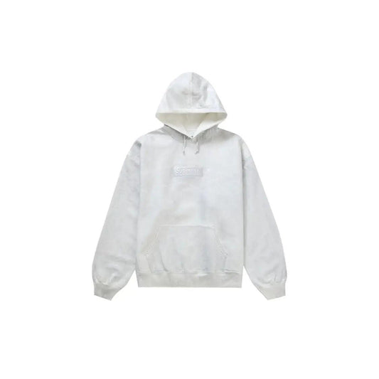 Sweat à Capuche Foil Box Logo Hooded coloris Blanc - JIRISU