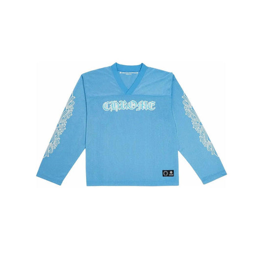 Maillot Longsleeve coloris mesh bleu - JIRISU