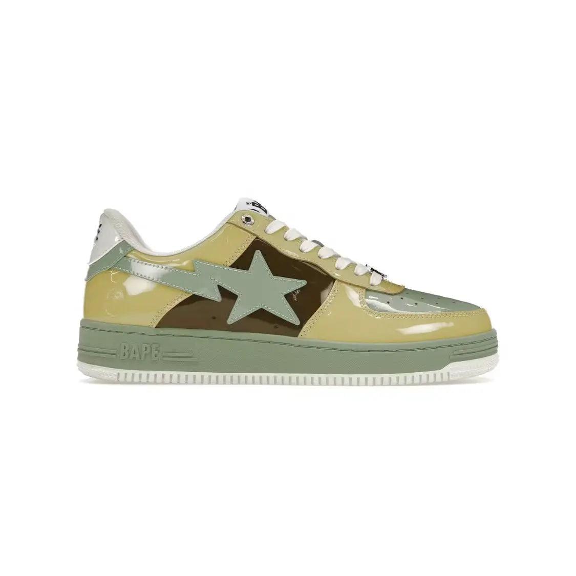 Baskets basse Sta Nostalgic coloris Jaune Vert coloris Khaki Camo - JIRISU