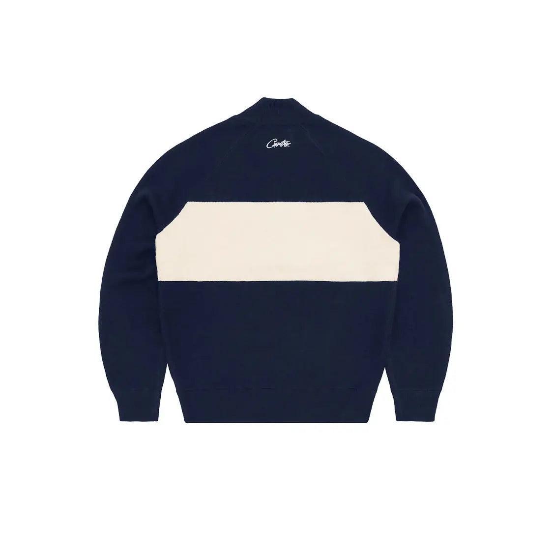 Veste CRTZ Knit Zip Up coloris bleu navy - JIRISU