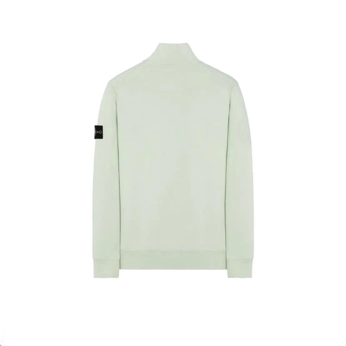 Sweat-shirt demi-zippé en coton 61951 coloris pastel - JIRISU