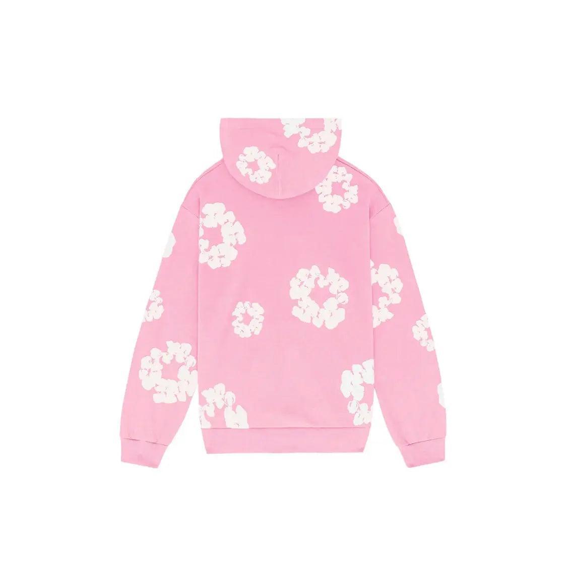 Hoodie à Capuche Tears Cotton coloris rose - JIRISU