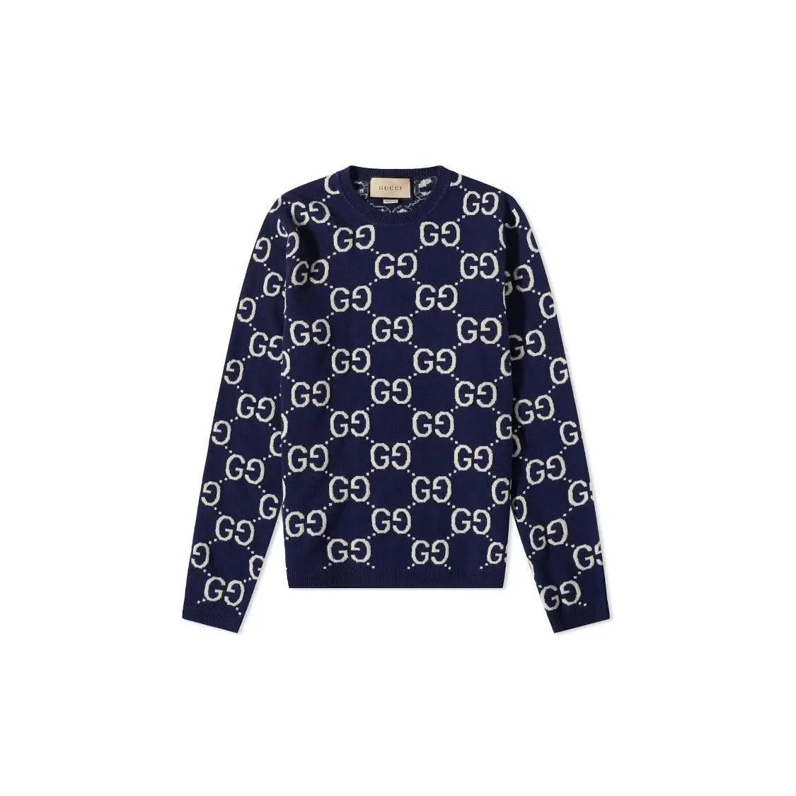 Pull GG All Over à Monogramme Crewneck Sweater - JIRISU