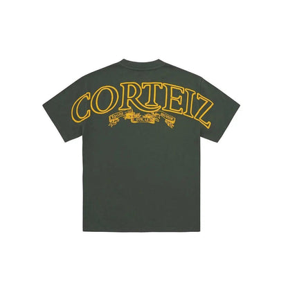 T-shirt Royale Crtz Heavyweight Tee coloris Jaune/Vert - JIRISU