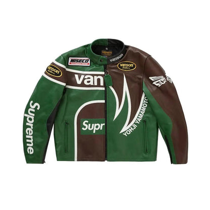 Veste en cuir Racing Leathers Split Jacket - JIRISU