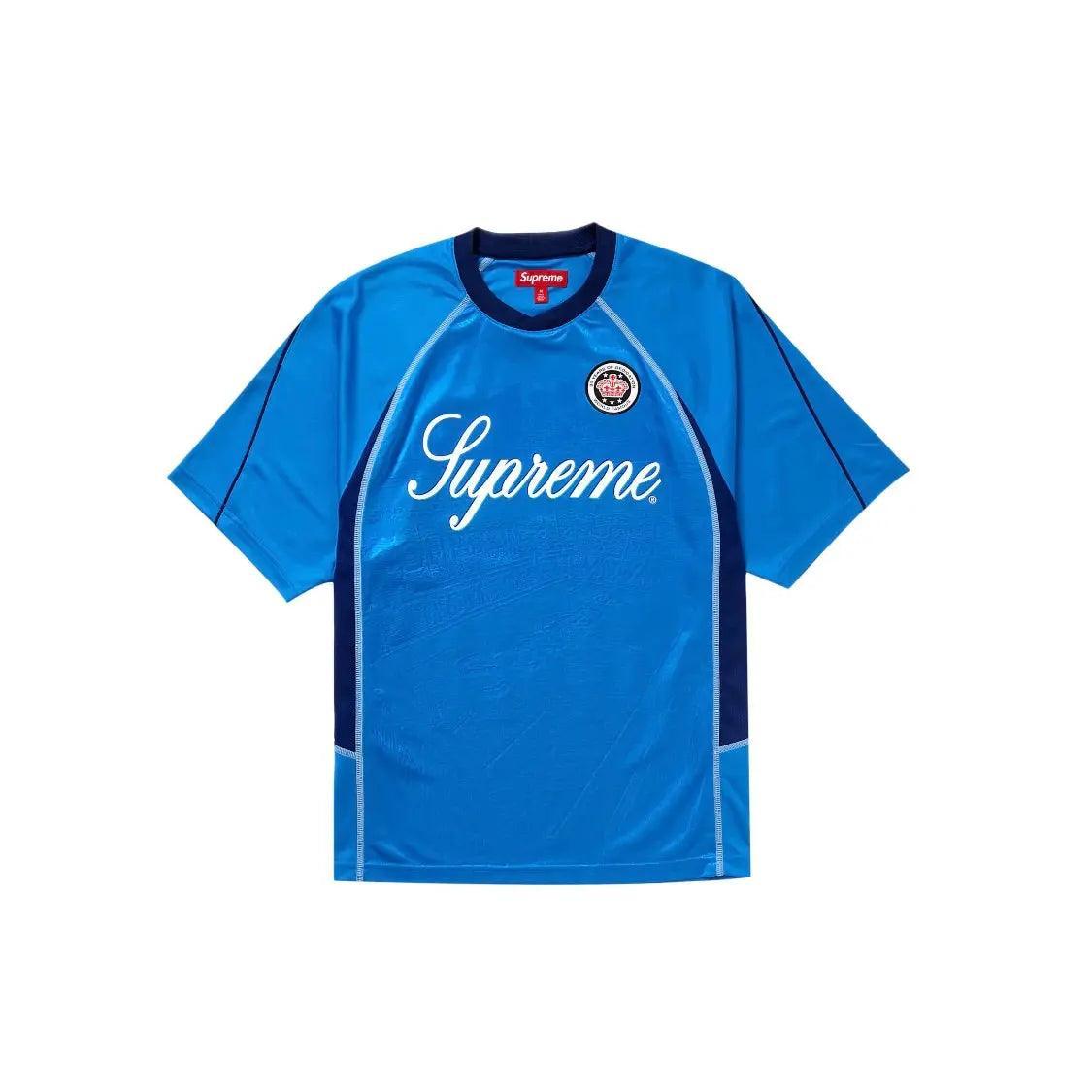 Maillot de Football Jacquard coloris Bleu - JIRISU