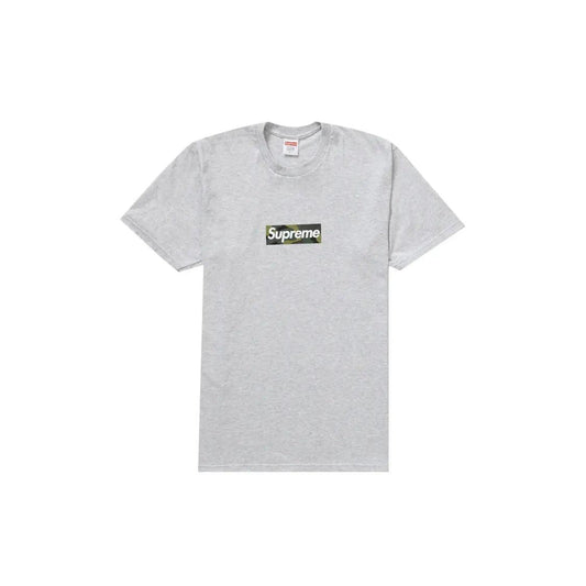 T-shirt Box Logo automne-hiver 2023 coloris gris - JIRISU