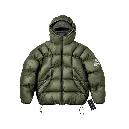 Doudoune Balaclava Puffer vert Kaki - JIRISU