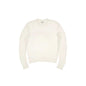 Pull Loose Knit Logo Sweater couleur crème - JIRISU