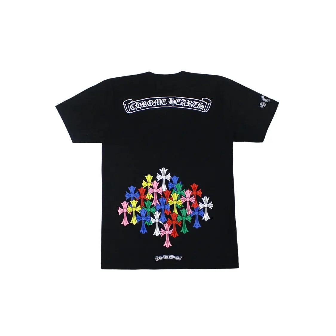 T-shirt Cross multicolore CH Noir - JIRISU